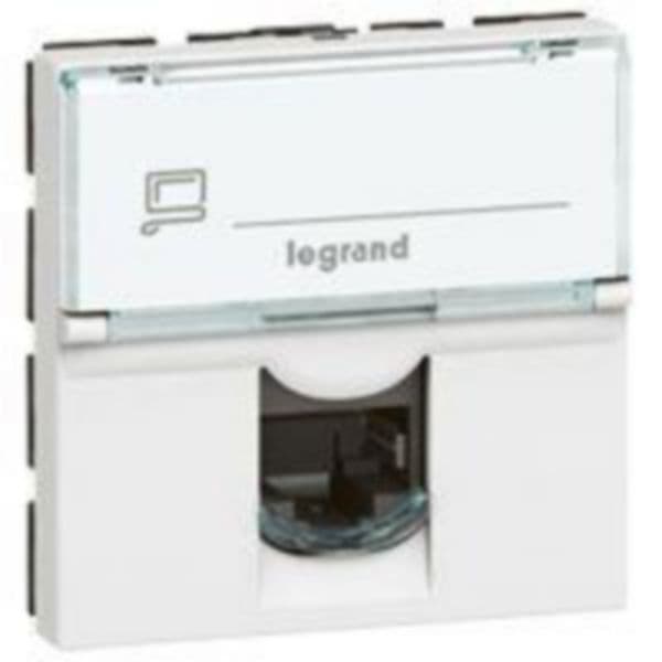 Legrand Arteor 572316 ổ cắm RJ45 Cat6 FTP dây rút 0.9m 4 module màu trắng