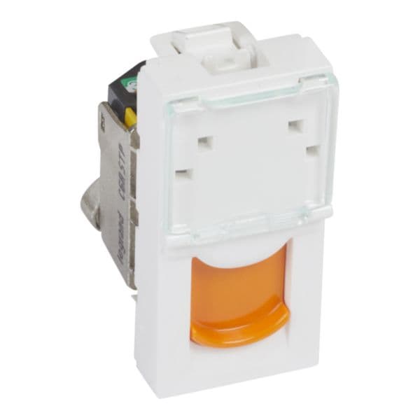 Legrand Arteor 572351 ổ cắm RJ45 Cat6A STP 1 module màu trắng shutter cam
