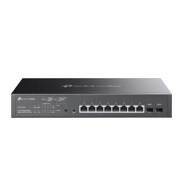 TP-Link Omada SG2210MP switch 8 cổng PoE+ và 2 SFP